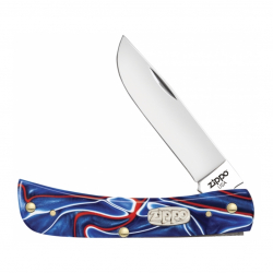 Нож перочинный Patriotic Kirinite™ Smooth Sodbuster Jr + зажигалка 207 ZIPPO 50510_207