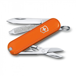 Многофункциональный складной нож-брелок Victorinox Classic SD Colors Mango Tango 0.6223.83G
