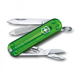 Многофункциональный складной нож-брелок Victorinox Classic SD Colors Green Tea 0.6223.T41G